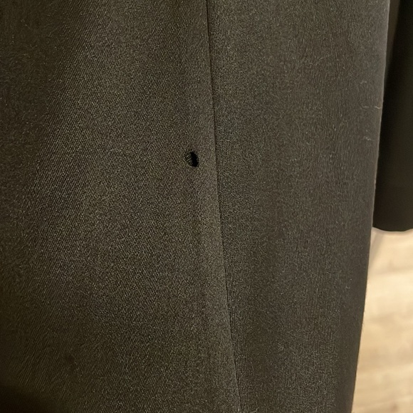 J Crew Tuxedo Elegant Black Wool Strapless Dress | 2 - Picture 3 of 8